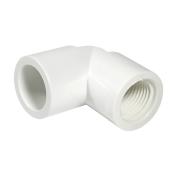 Coude fileté à 90° en PVC,3/4