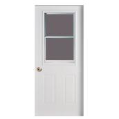 Porte en acier avec insertion ouvrante
