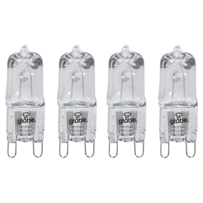 4-Pack 40 W G9 Clear Halogen Bulbs
