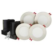 Luminaires encastrés intensité réglable, mince, 4
