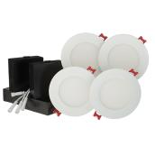Luminaires encastrés intensité réglable, mince, 4