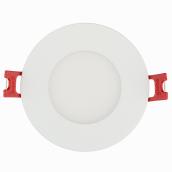 Luminaire encastré ultramince, DEL, 3