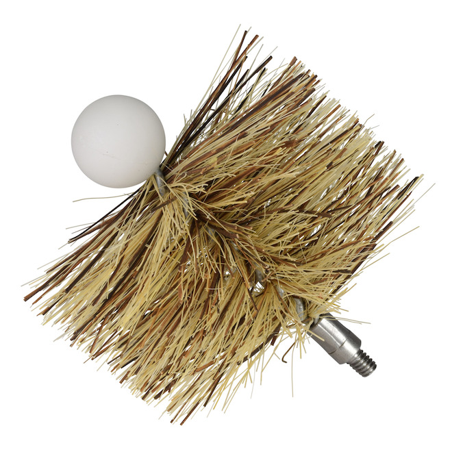 Pellet stove brush