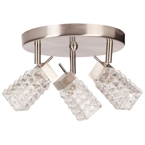 "Lux" 3-light ceiling fixture