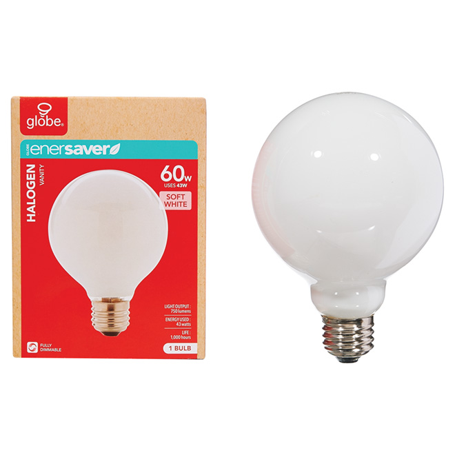 43 W G30 White Halogen Bulb