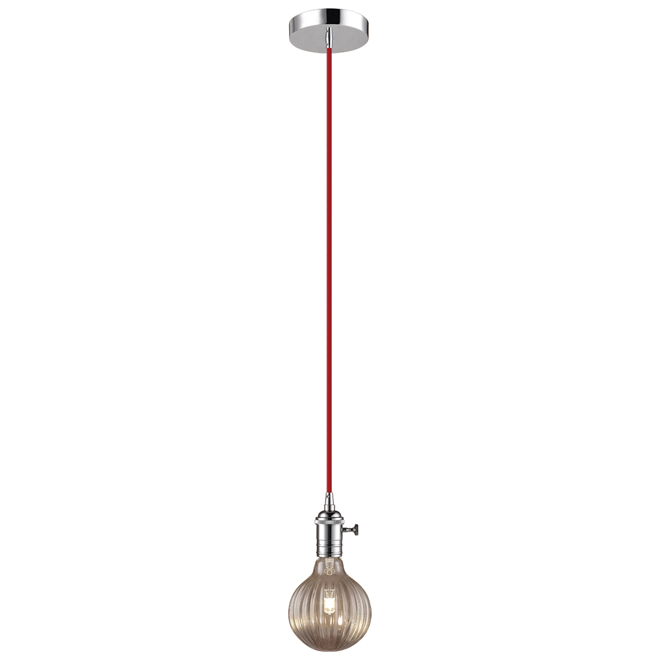 1-Light Plug-In Pendant Light - 15'