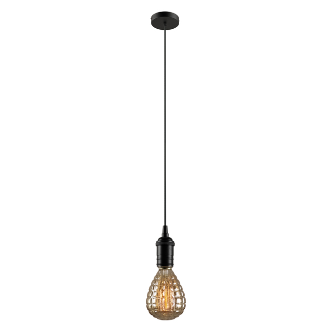 Suspension à 1 lumière à branchement direct, 15 pi