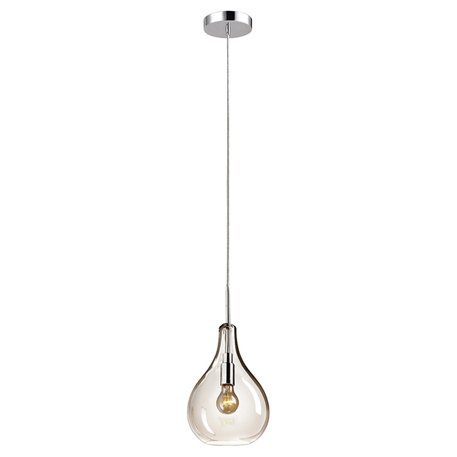 1-Light Plug-In Pendant Light - 15'