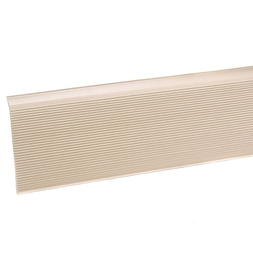 Plinthe à gorge en caoutchouc 4 po, beige