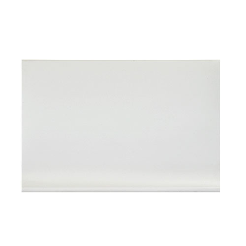 Plinthe à gorge en vinyle autocollante 4 po, blanc