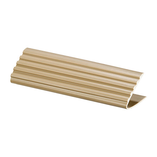 Nez de marche en vinyle beige pour bordure d'escalier