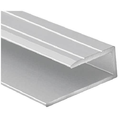 Arrêt de plancher stratifié argent satiné