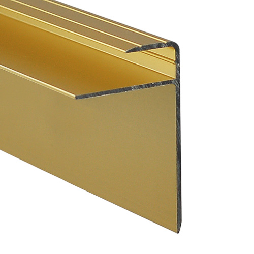 Satin Gold Laminate Nose Stair Edge