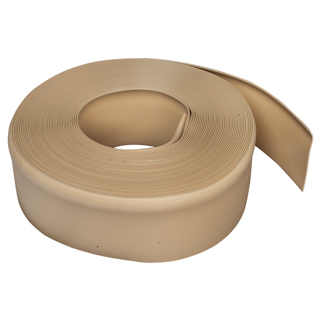 Plinthe de vinyle autoadhésive, 4" x 100', beige