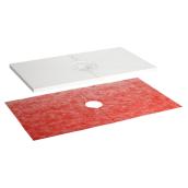 Shower Drain and Liner - White - 32