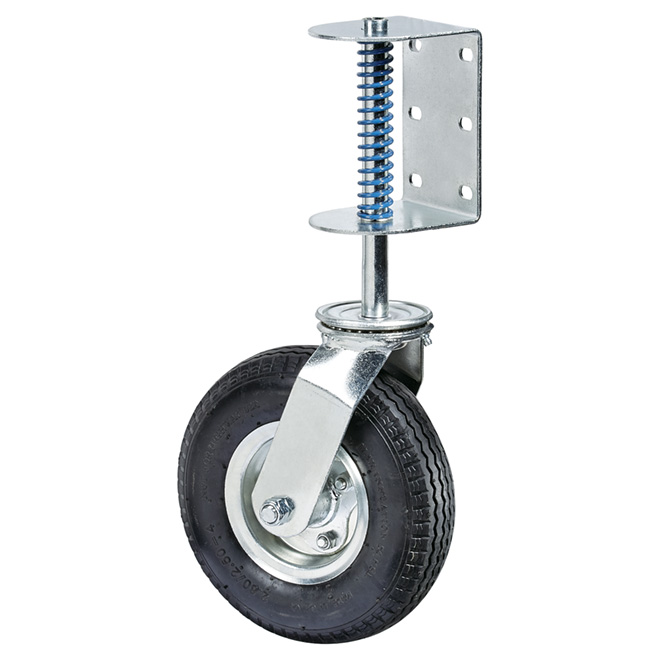 Roulette pivotante pour barrière, capacité 300 lb, 8"