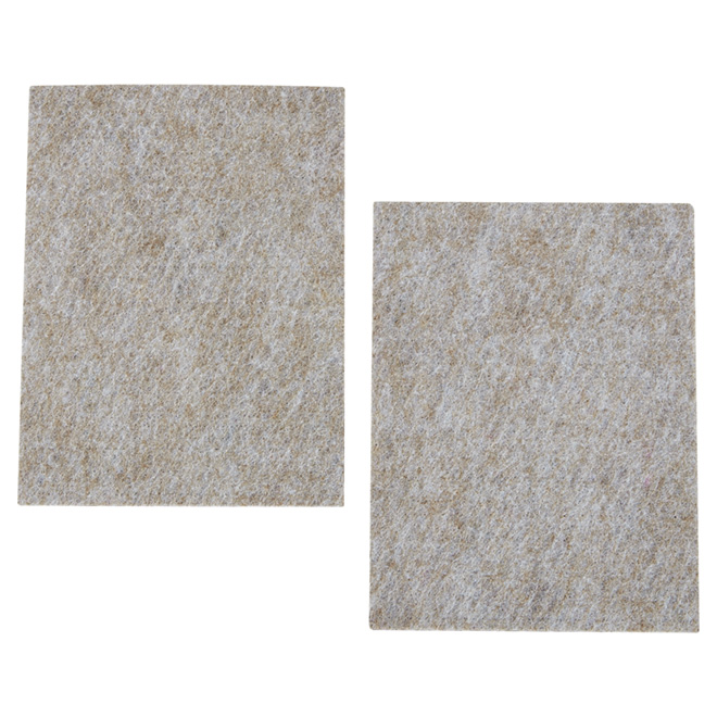 Self-Adhesive Felt Pads - Eco - Sheet - 4 1/2" x 6" - 2/Pk