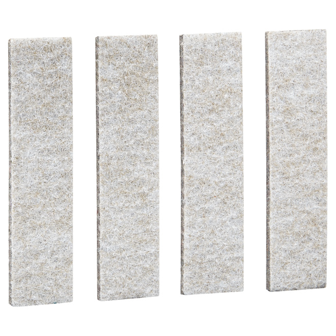 Coussinets autoadhésifs Eco, bande, 1" x 4", 4/pq