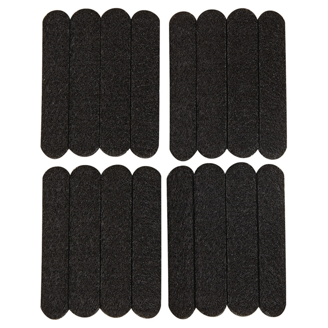 Coussinets autoadhésifs Eco, bande, 1/2" x 2 5/8", 16/pq