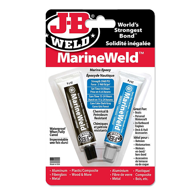 "Marineweld" Waterproof Epoxy Adhesive in Two Tubes 28.4 g