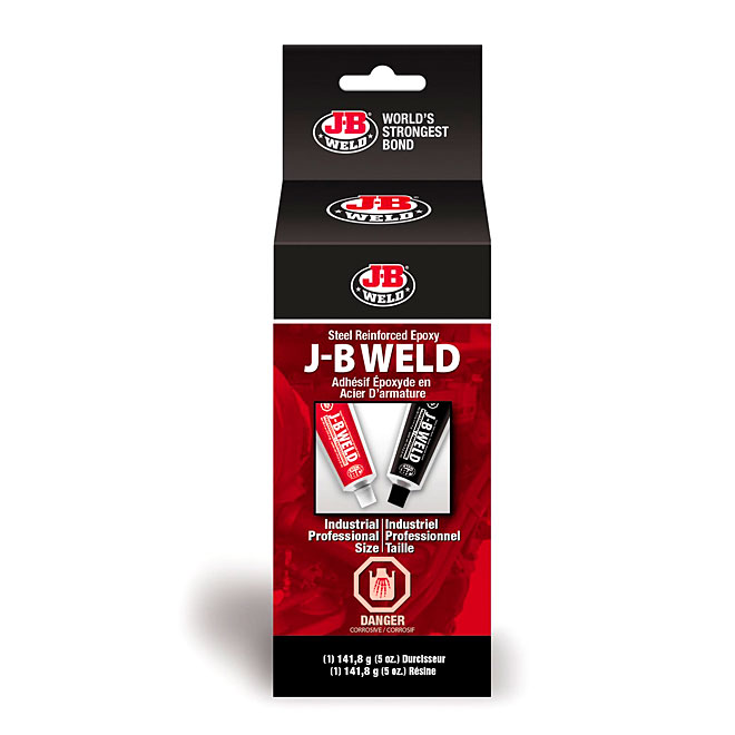 "Professional" Industrial Black Epoxy Glue 2 Tubes 141.8 g