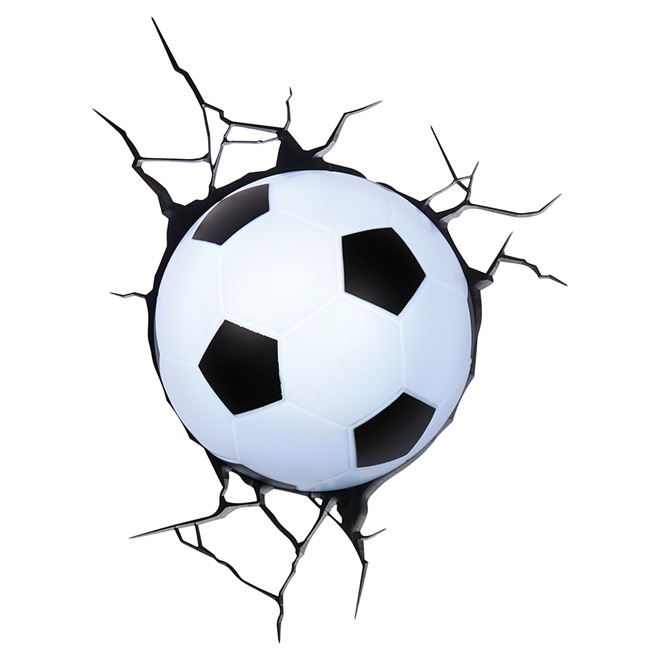 Applique murale 3D «Ballon de Soccer»