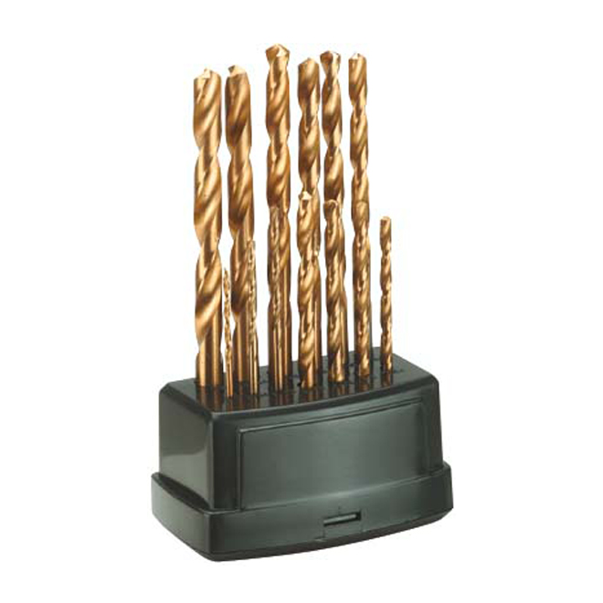 Jeu de 13 forets au titanium