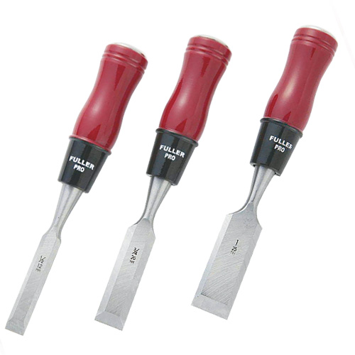 Set of 3 Wood Chisels