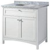 Meuble-lavabo «Malaga», blanc mat