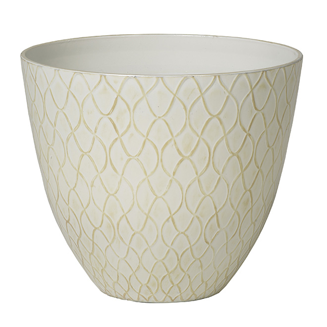 "Barnett" Pot Cover - White