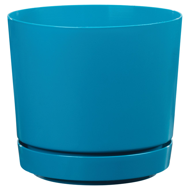 Jardinière ultrabrillante Dynamic Design, 8 po, sarcelle