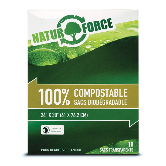 Sacs compostables - boîte de 10