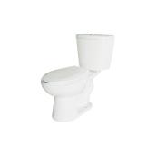 Toilette 2 pièces à cuve allongée, 4 l/6 l, blanc