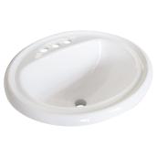 Lavabo à encastrer «Terra», blanc