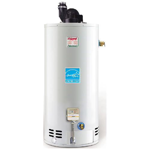 Gas Water Heater 40 Gal - 40 000 BTU - White