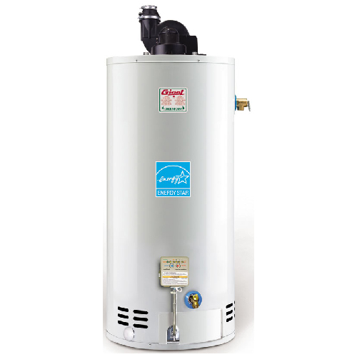 Gas Water Heater 60 Gal - 40 000 BTU - White