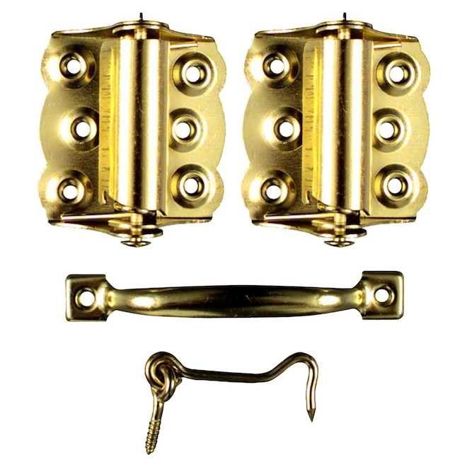 Trousse de quincaillerie pour porte-moustiquaire