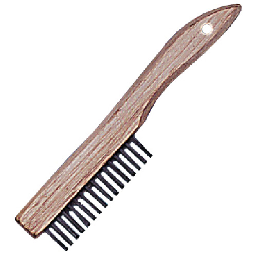 Shoe handle brush