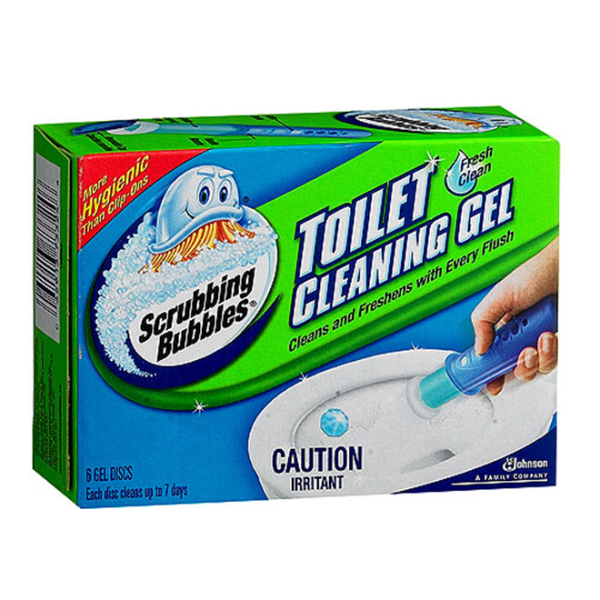 Toilet cleaning gel