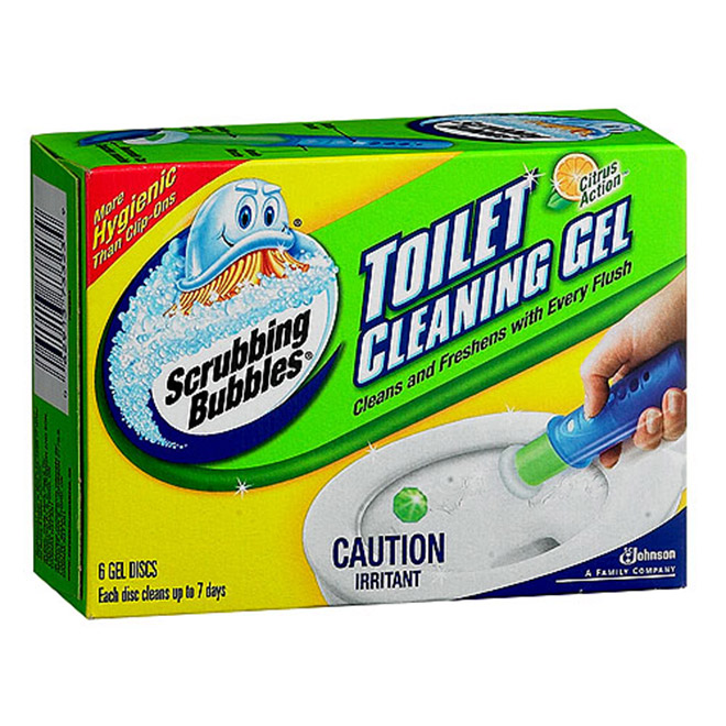 Toilet cleaning gel