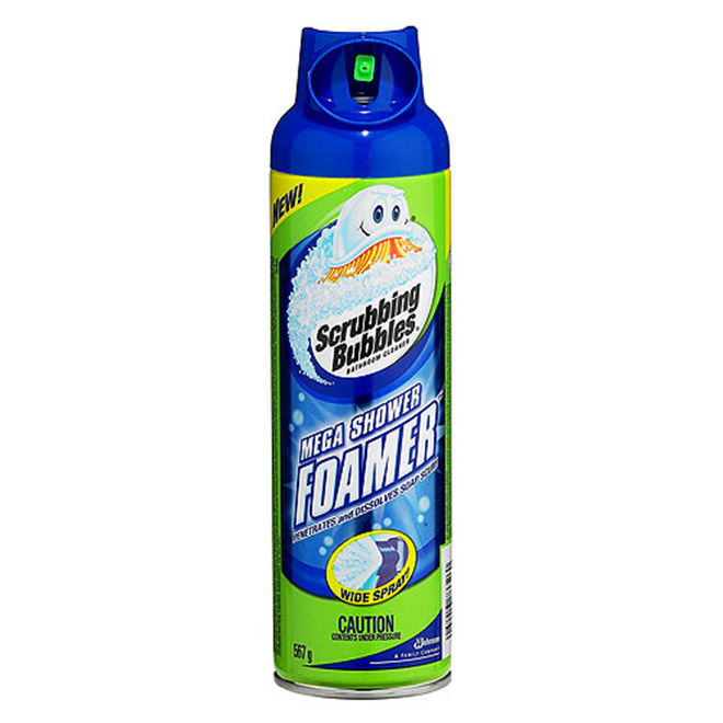 Shower cleaning foam