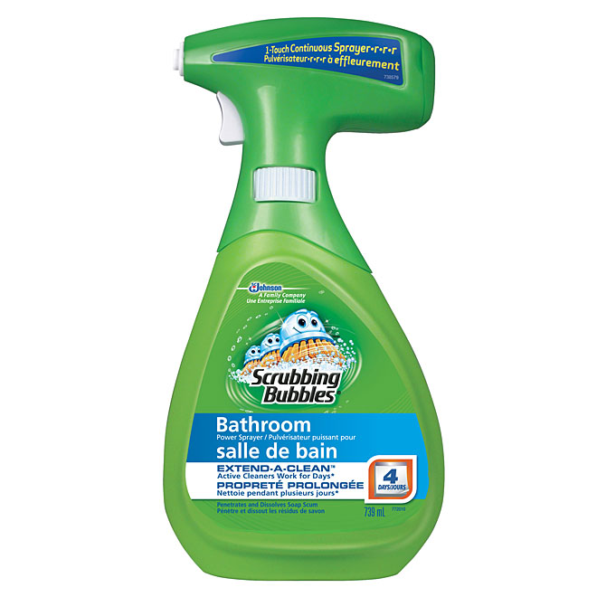 Nettoyant salle de bain effet prolongé pulvérisateur 739 ml