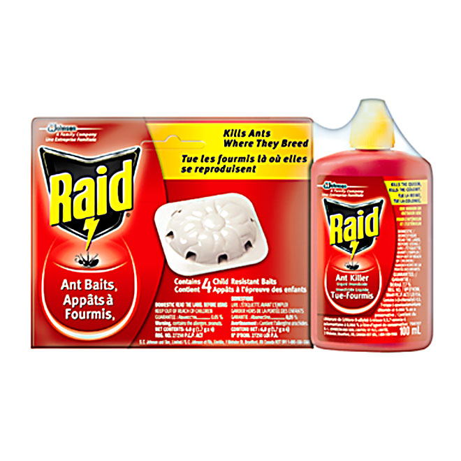 Appâts à fourmis et insecticide liquide - Combo