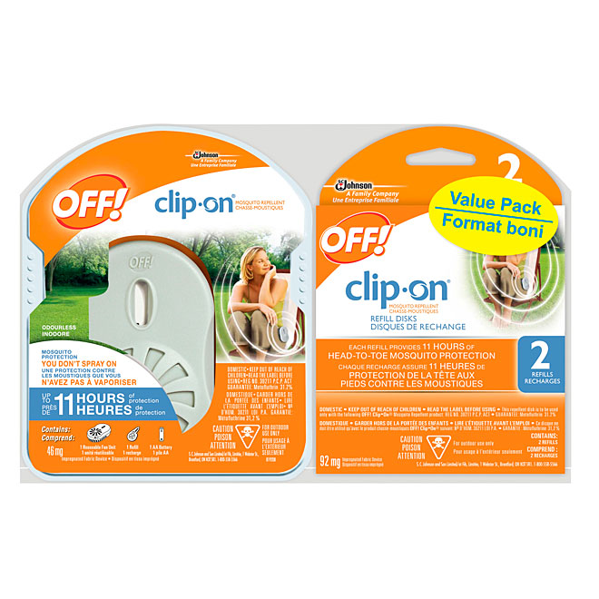 Clip-On Mosquito Repellent Value Pack