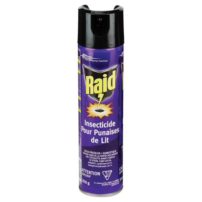 Insecticide pour punaises de lit en aérosol, 350 g