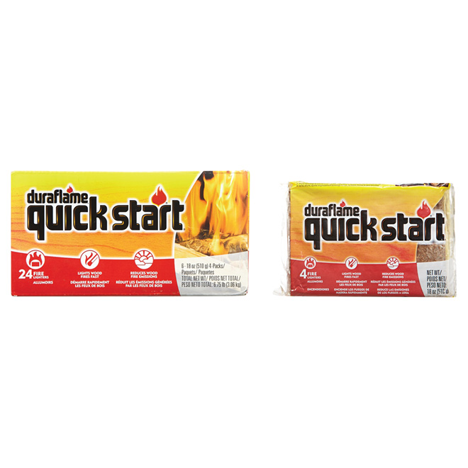 Allume-feu « Quick Start », paquet de 24