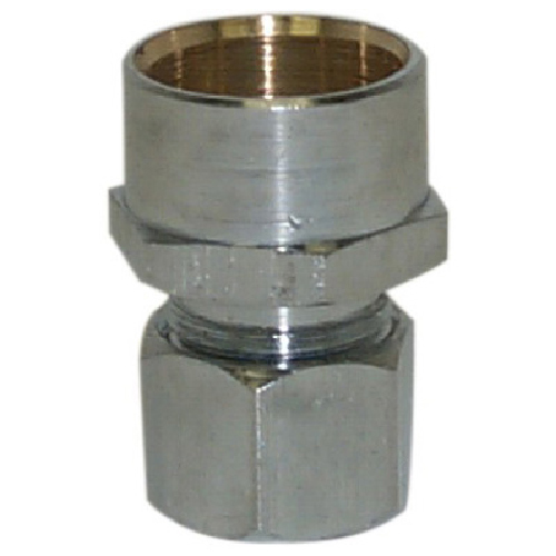 Compression Brass Straight Adapter