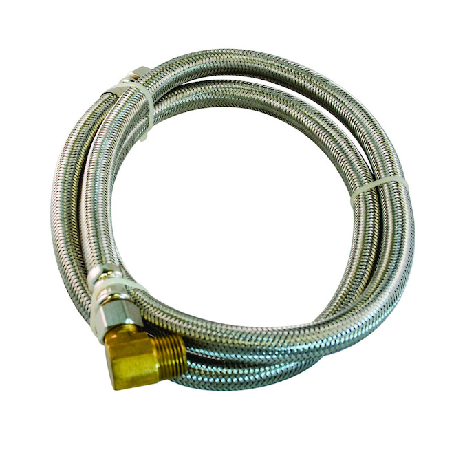 Raccord flexible en acier inoxydable pour lave-vaisselle