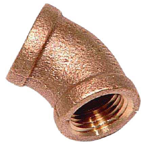 Elbow - Brass - 45° - 1/2" x 1/2" - FIP x FIP