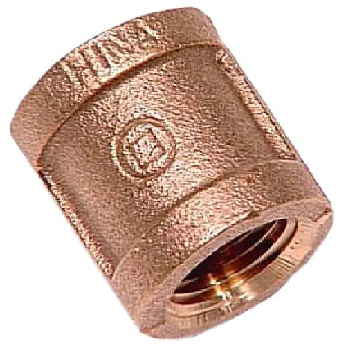 Raccord, laiton, 1/2" x 1/2", FIP x FIP